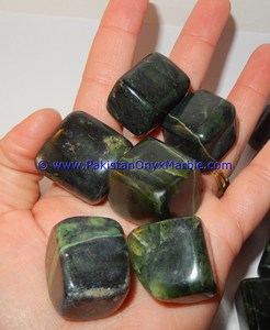 Piedras de jade pulidas, cristal de nefrita - Product Image 6