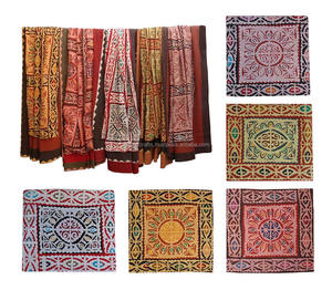 Edredones de colcha de algodón con apliques hechos a mano tamaño Queen - Product Image 2