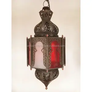 Linterna única de estilo árabe rústico antiguo Producto de iluminación y luces de diseño único - Product Image 1