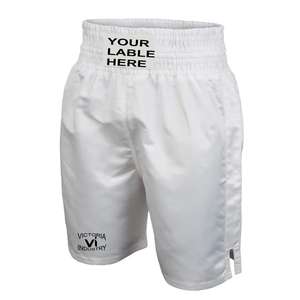 กางเกงขาสั้นสำหรับชกมวย MMA แบบมืออาชีพพร้อมโลโก้ออกแบบได้ตามต้องการ - Product Image 3