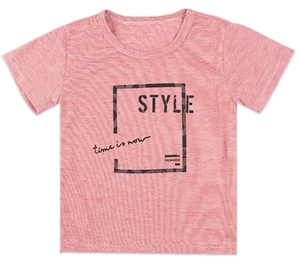 Vente en gros en vrac T-shirt moulant à col rond de haute qualité et sexy pour bébé 100% coton respirant pour filles et femmes avec logo personnalisé pour l'été - Product Image 2