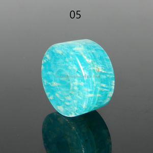 Cuentas de Amazonita Natural de Calidad AA, 14x8x4.5mm, Lisas, en Forma de Neumático, Piedras Preciosas Verdes con Orificio Grande para Pulseras, Estilo Europeo, Gemas Ishu - Product Image 5