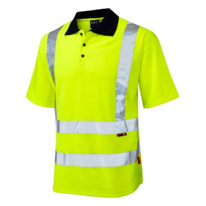 Polo de seguridad para hombre, camiseta de manga corta, ligera, EN clase 3, 471 - Product Image 1