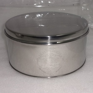 กล่องโลหะดีบุกคุณภาพสูงโบราณตกแต่งทรงกลมทุบด้วยทองแดง - Product Image 3