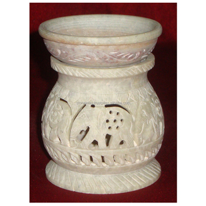 Soapstone Oil Burner/ <b>Aroma</b> Oil <b>Diffuser</b> - Product Image 1