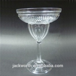 14 OZ Acrylic Panel Design Margarita <b>Glass</b> - Product Image 2