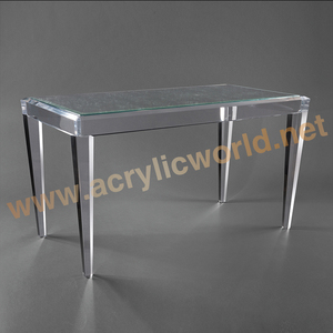 Escritorio acrílico transparente personalizado para oficina y hogar - Product Image 5