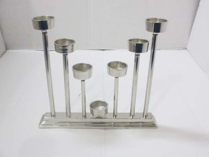 Handmade <b>Candle</b> <b>Stick</b> Holder Gold Metal Sample Available Clear Holiday Decorative European Print Handmade Wedding Decor Box MOQ - Product Image 5
