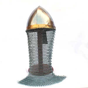 SAIWH929 — casque militaire de haute qualité, carillon antique, aventaille, Norman, Viking, vente en gros - Product Image 3