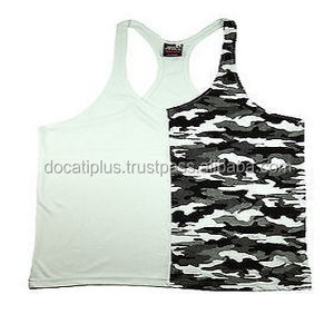 เสื้อกล้ามออกกำลังกายลายพรางสองสีแบบสั่งทำพิเศษสำหรับผู้ชาย - Product Image 2
