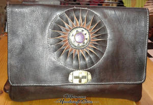 Excellent sac à bandoulière en cuir véritable pour femmes Design de sac à main par Made in Morocco - Product Image 5