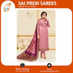 Robe à manches longues écologique pour femmes 100% coton tissu worested pour la saison d'automne - Product Image 4