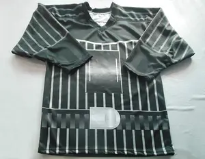 Tonton Sportswear Maillot de hockey de couleur personnalisée avec numéro 100% Maillot de hockey sur glace imprimé personnalisé en polyester