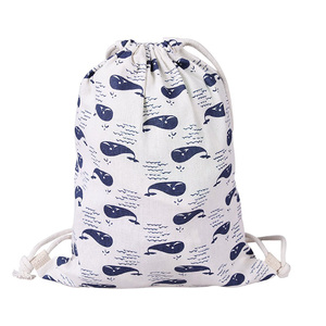 Nouvelle Arrivée Meilleure Vente Top Qualité Sac À Cordon Conception Personnalisée 100% Coton Fabricant - Product Image 2