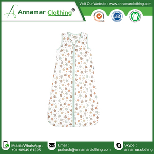 Saco de dormir para bebé de algodón sin mangas - Product Image 3