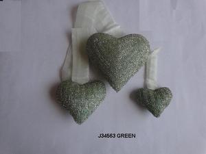 ลูกปัดแก้วรูปหัวใจสีเขียวอ่อนประดับต้นคริสต์มาสมีให้เลือกทุกสีและขนาดตกแต่งคริสต์มาส - Product Image 4