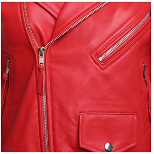 Nuevo estilo único para mujer Slim Fit Body Fashion Wear Chaquetas de cuero de alta calidad con cuero de vaca real - Product Image 5