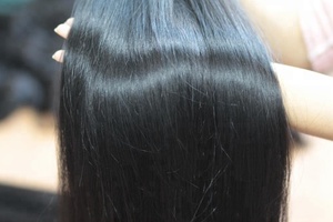 Soyeux Droite Vietnam Remy Extensions de Cheveux Longs Cheveux Humains Naturels En Vrac - Product Image 6