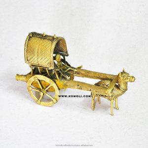 Dhokra รูปปั้นขนาดเล็กงานหล่อขี้ผึ้งหายไปศิลปะโลหะทองแดงทำด้วยมือสำหรับการตกแต่งบ้านแบบดั้งเดิมของสะสมหรือเป็นของขวัญ - Product Image 4