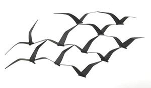 Horloge murale décorative en métal pour décoration murale de bureau à domicile - Product Image 6