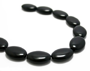 สร้อยคอหินอาเกตสีดำทรงรีสำหรับทำเครื่องประดับคริสตัลสร้อยคอสำหรับผู้หญิงขายส่ง - Product Image 3