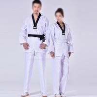 Uniforme de Taekwondo aux couleurs personnalisées, vêtements traditionnels rouges, ensemble pour enfants, adultes, étudiants, Dobok de Taekwondo, approuvé, vêtements noirs à col en V