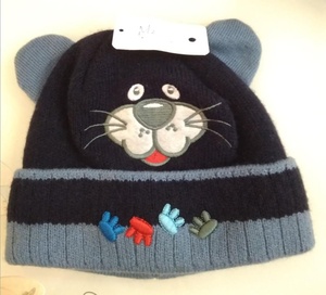 หมวกไหมพรมหมวกถักหมวกเด็ก - Product Image 1