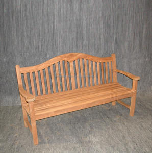 Meubles d'extérieur en bois - Banc Sydney en teck d'Indonésie pour l'extérieur. 3 places - Product Image 2