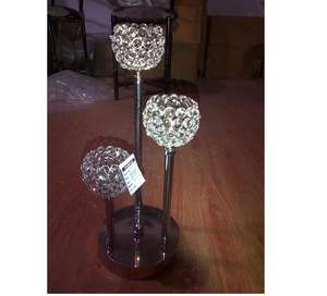 Wedding Crystal <b>Ball</b> Center Piece 3 in One <b>Candle</b>/tea Light Holder - Product Image 1