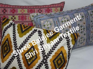 Indian Embroidered Suzani <b>Sofa</b> Throw Pillows Suzani <b>Cushion</b> <b>Cover</b> Decorative Embroidered Decorative Pillow Handmade - Product Image 6