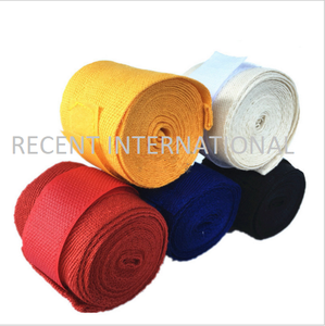 Bandages pour les mains de boxe de style mexicain semi-élastique personnalisés de 4.5 mètres fermeture à boucle à crochet doux et durable en nylon et coton Commande minimum 1 - Product Image 3