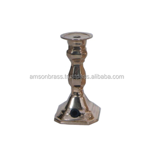 Bougeoir unique avec finition argentée pour bougeoir fait main de décoration intérieure - Product Image 5