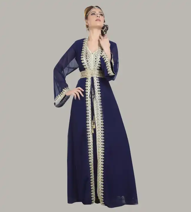 Buy Beige Net Zari Work Gown | Gowns