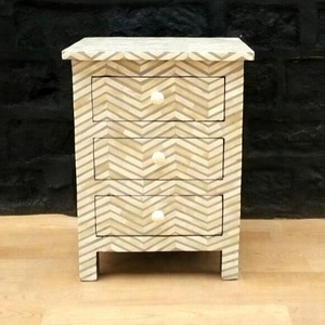 Mejor venta de hueso de incrustación de lado de la cama cajones - Product Image 2