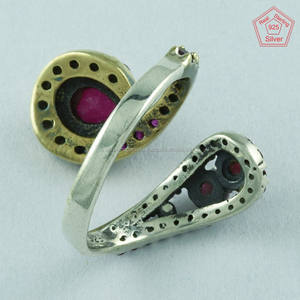 925 Sterling Silver Design Unique Ruby Agate Gemstone Ring Wholesale Wedding Party Jewelry Accessory for Engagement Trusted - Product Image 4