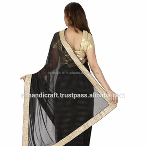 Party Wear Sari Ready Made Multi Wear Sari Skirt Dress Party Wedding Sari Dress - Product Image 1