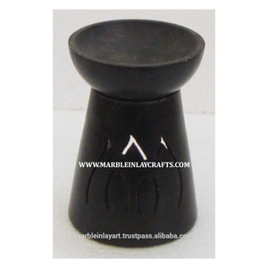 Black Soapstone Aroma Oil Best Quality Lamp - Product Image 1