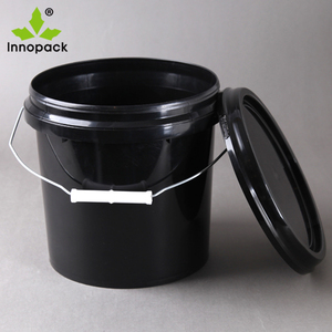 Seau rond en plastique noir de 18 litres pour l'emballage de peinture, fûts, seaux et barils durables - Product Image 4