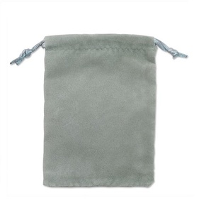 Bolsa de terciopelo personalizada con cordón para guardar joyas - Product Image 5