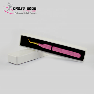 Nuevo volumen en forma de V pinzas de extensión de pestañas de acero inoxidable, volumen, pinzas de pestañas - Product Image 2