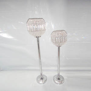 Soporte de vela de vidrio de Metal hecho a mano, nuevo patrón de flores para decoración del hogar, regalo, otros candelabros, linternas, tarros de velas - Product Image 1