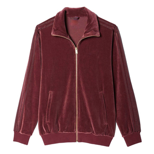 ชุดวอร์มฤดูหนาวผู้ชายแบบสองชิ้น กางเกงวอร์มผ้ากำมะหยี่ ผ้าฟลีซเทค ลายทาง สำหรับกีฬากลางแจ้ง ป้องกันแบคทีเรีย - Product Image 3