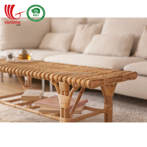 Banc en rotin de style classique, vente en gros, fabriqué au Vietnam - Product Image 5