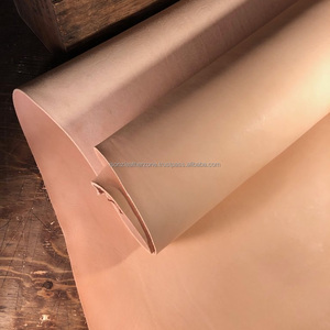 Veg Tan piel de vaca cuero de grano genuino para prendas de vestir para cinturón muebles bolso sofá zapatos equipaje patrón terminado - Product Image 1