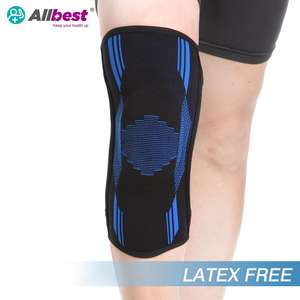 Unisex <b>Elastic</b> Stretch Nylon <b>Knee</b> Sleeve Breathable <b>Support</b> Brace for Sports Latex-Free Fitness Safety Protective Gear - Product Image 4