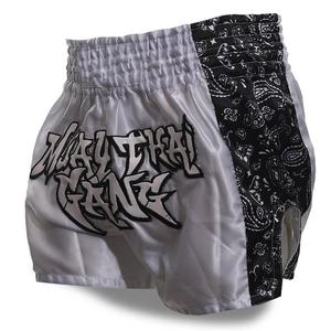 Logo personnalisé de haute qualité Polyester Satin Boxe Thaï Muay Thai Shorts optimal pour les adultes MMA combat Arts martiaux-OEM - Product Image 4