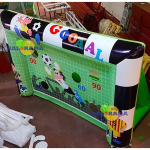 เป้าหมายฟุตบอลเป่าลมที่ได้รับแรงบันดาลใจจากคาร์นิวัลเกมยิงสนุกพร้อมปราสาทเป่าลมแบบโต้ตอบ - Product Image 3