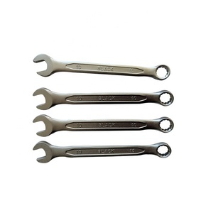 2021 Sale Chrome Vanadium Steel Combination <b>Spanner</b> Set 10 MM 1 Year Metric Industrial OEM Cold Stamped Wrench - Product Image 1