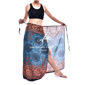 La polla de Printed Sarong Pantalones de abrigo pantalones de playa - Product Image 4