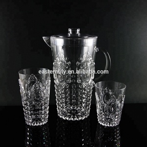Vaso clásico de plástico para interiores de 15oz, PS SAN como acrílico, sin BPA, vasos y decoración sostenibles - Product Image 4